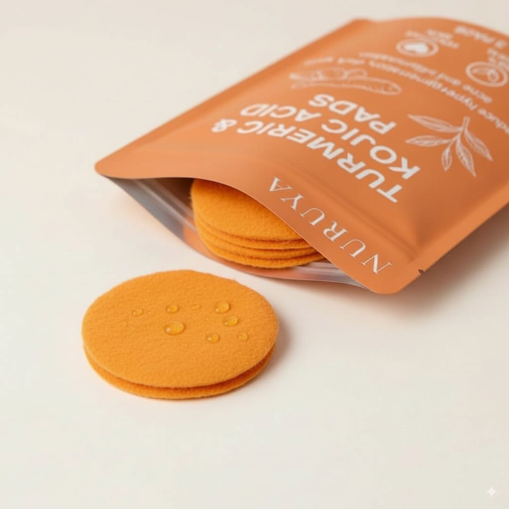 Brightening Pads with Turmeric and Kojic Acid