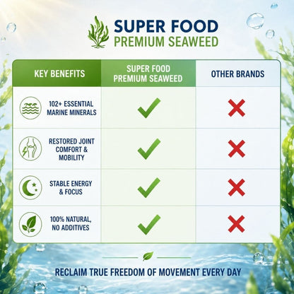 Super Food Premium Seaweed – Say goodbye to stiff, heavy joints and move freely again