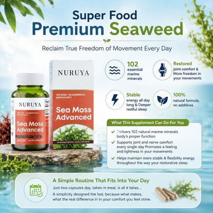 Super Food Premium Seaweed – Say goodbye to stiff, heavy joints and move freely again