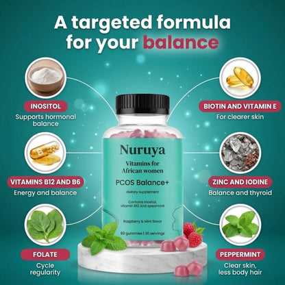 PCOS Balance+ Hormonal balance, regular cycles, clear skin