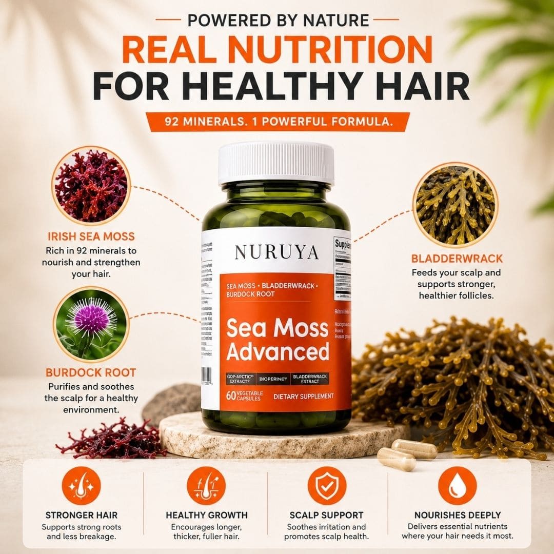 Super Food Premium Seaweed - Stronger, Fuller Hair & Healthy Growth