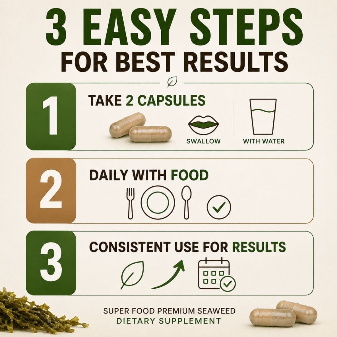Super Food Premium Seaweed - Clearer, Brighter Skin & Dark Spot Support