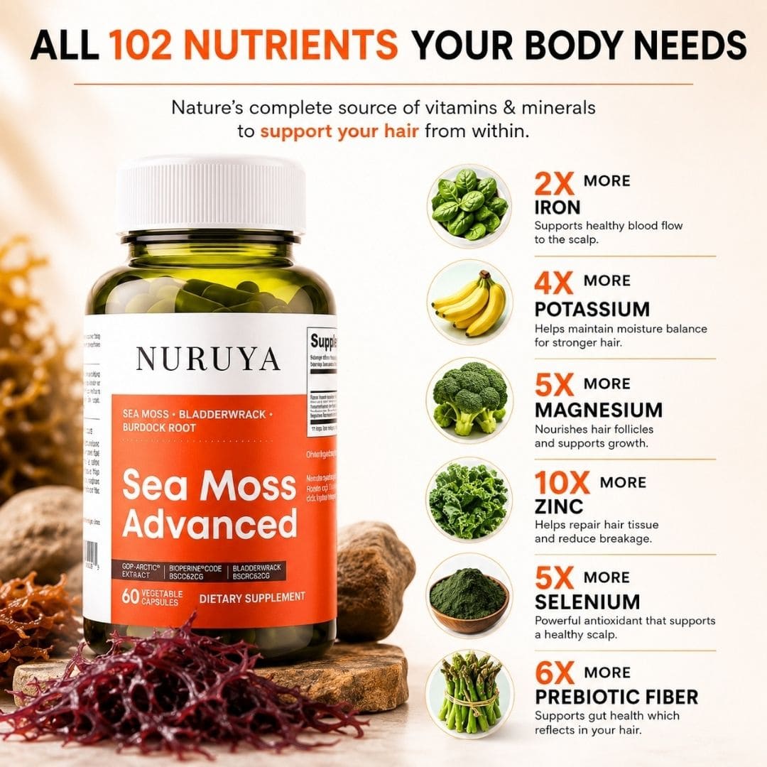 Super Food Premium Seaweed - Stronger, Fuller Hair & Healthy Growth