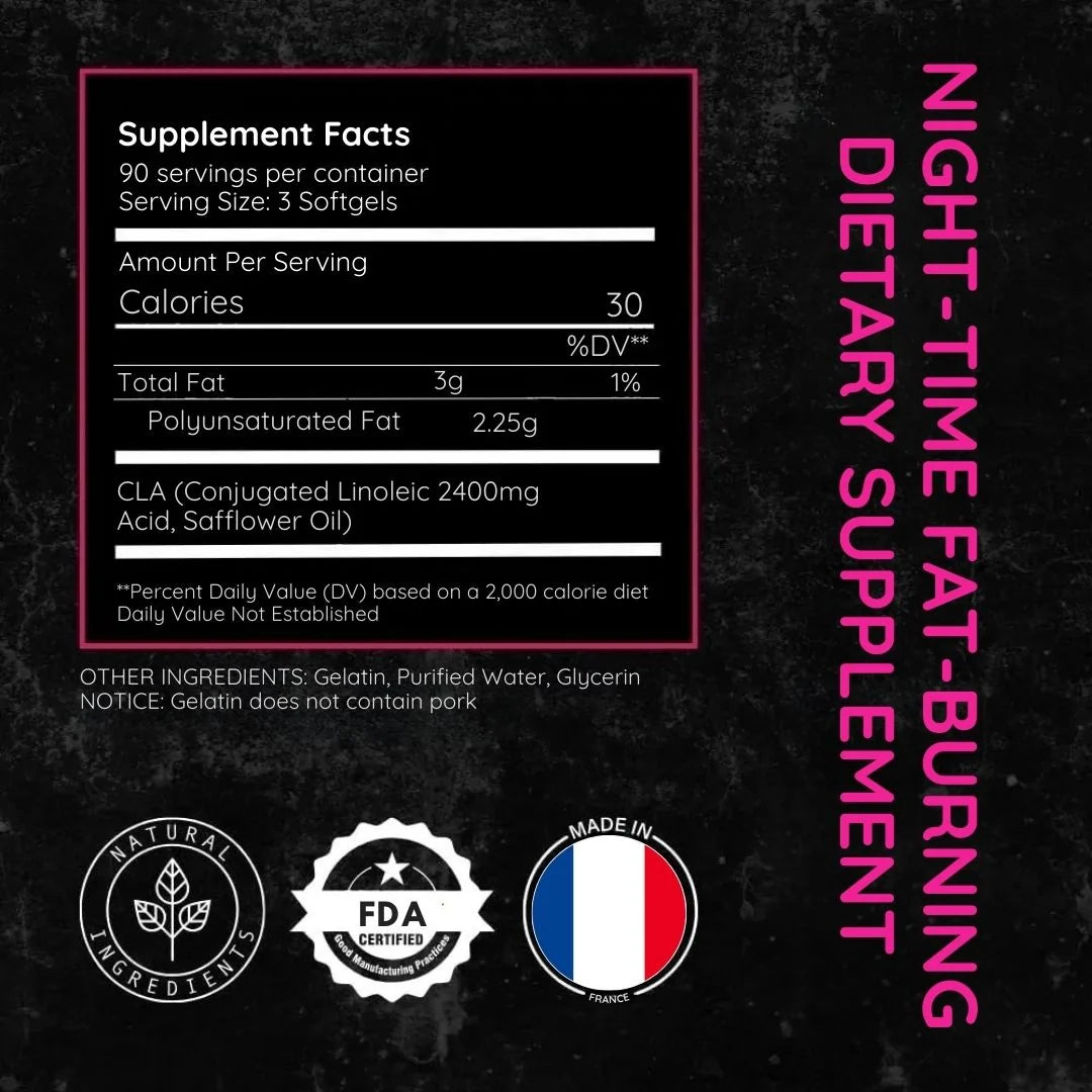 Night-time fat-burning dietary supplement