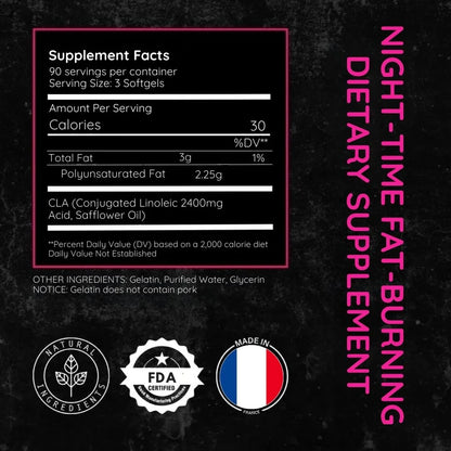 Night-time fat-burning dietary supplement